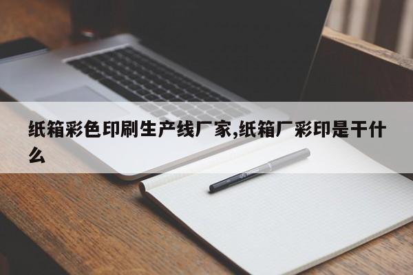 纸箱彩色印刷生产线厂家,纸箱厂彩印是干什么